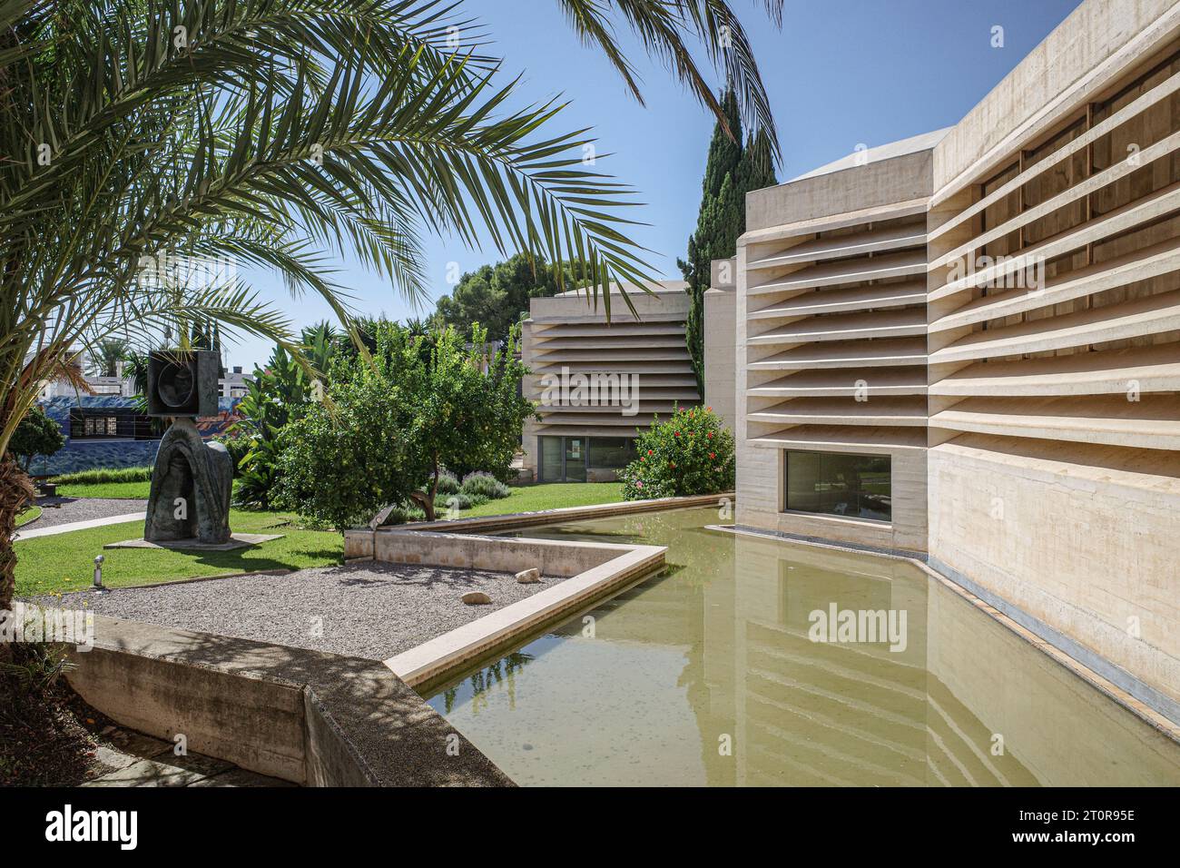 Mallorca, Spanien - 8. Oktober 2023: Museum und Kunstgalerie der Miro Foundation in Cala Major, Palma de Malorca Stockfoto