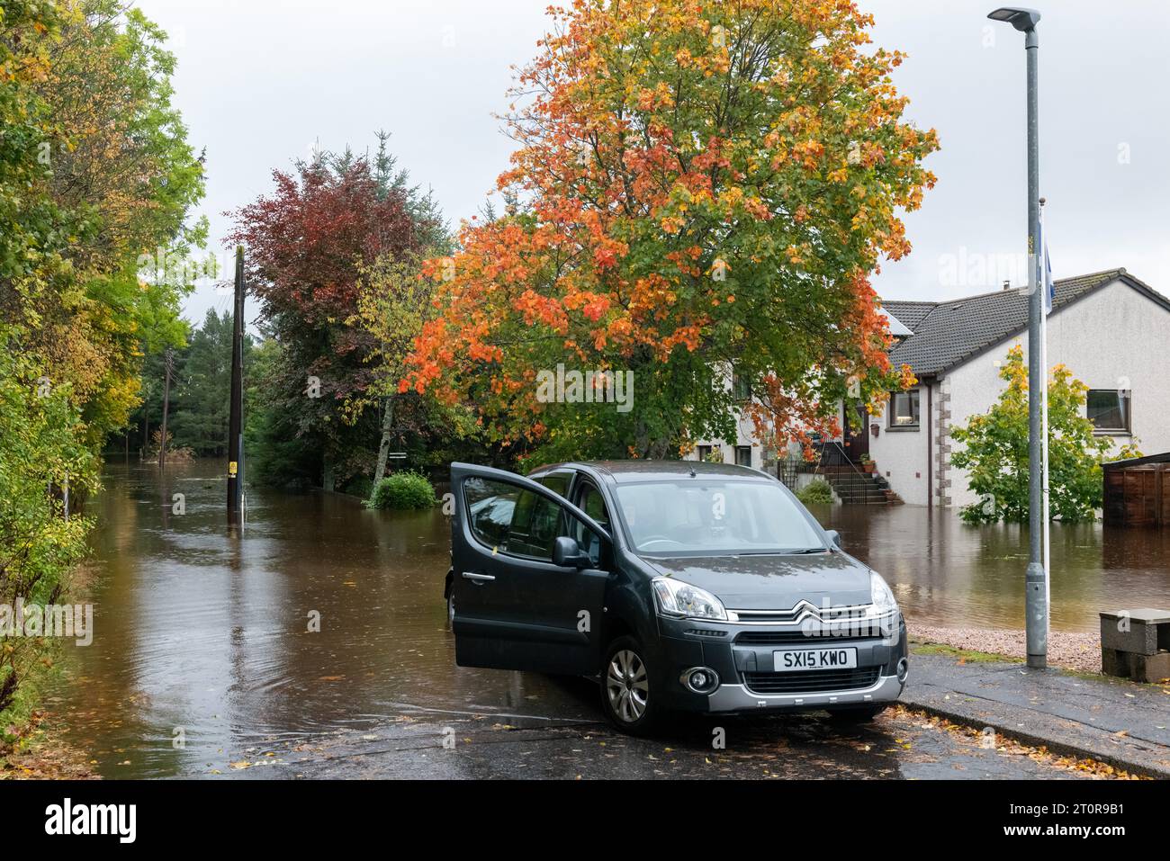 Aviemore Area, Highlands and Islands, Großbritannien. Oktober 2023 ...