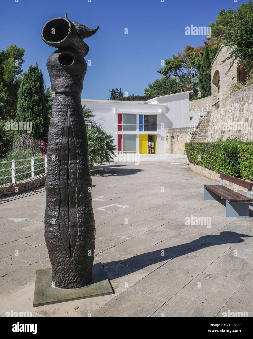 Mallorca, Spanien - 8. Oktober 2023: Museum und Kunstgalerie der Miro Foundation in Cala Major, Palma de Malorca Stockfoto