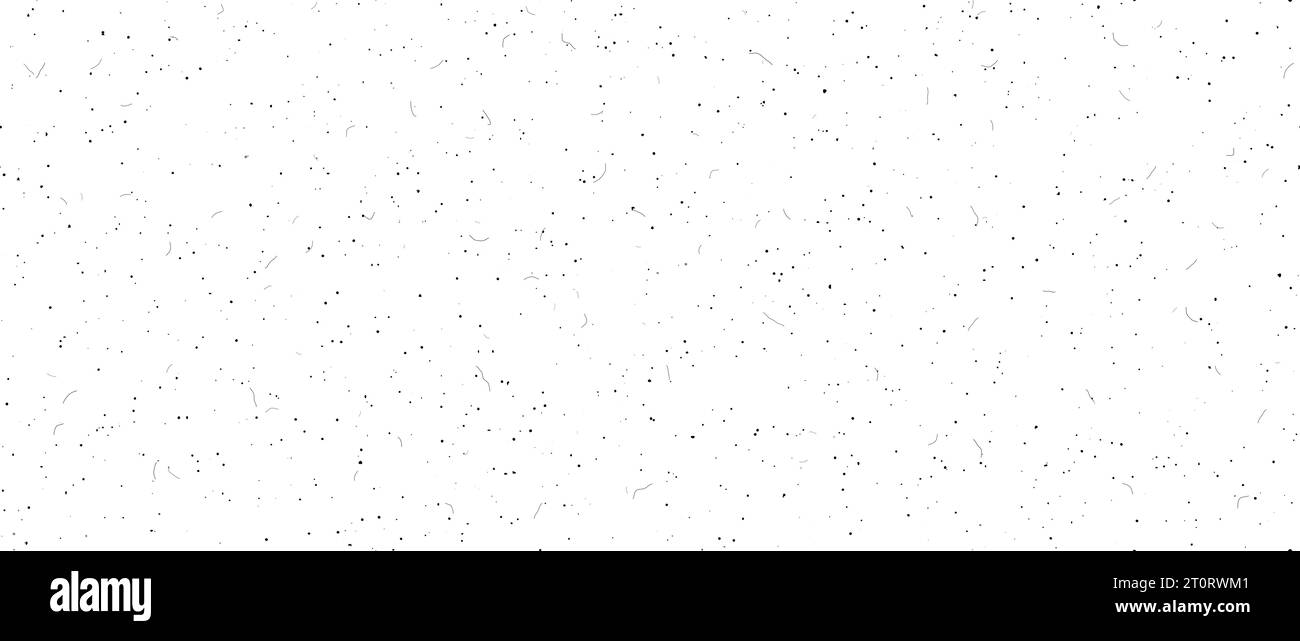 Schwarze Flecken im Hintergrund. Alte, staubige Geräuschfilme. Schleifen Sie Partikel, Kratzer, Punkte und Flecken, die sich wiederholende Tapeten. Alte, raue, schmutzige Überzüge. Gekörnter Sand-Effekt. Vektor Stock Vektor