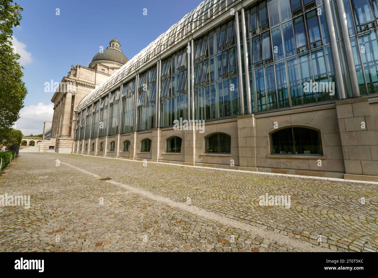 München, Deutschland, EU-Sept.. 14, 2023. Die Bayerische Staatskanzlei dient als Regierungsgebäude des Ministerpräsidenten Stockfoto