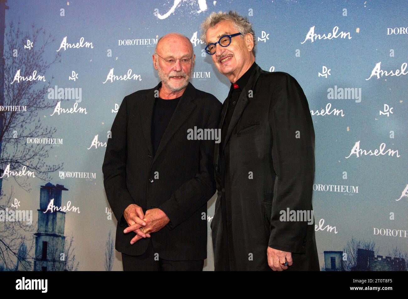 Anselm Kiefer und Wim Wenders bei der Premiere des Dokumentarfilms