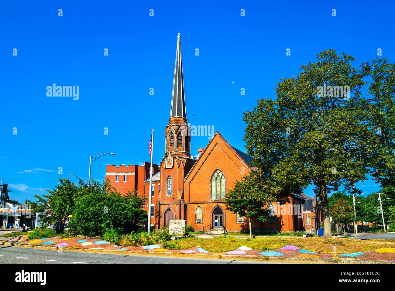 Trinity United Methodist in Providence - Rhode Island, Vereinigte Staaten Stockfoto