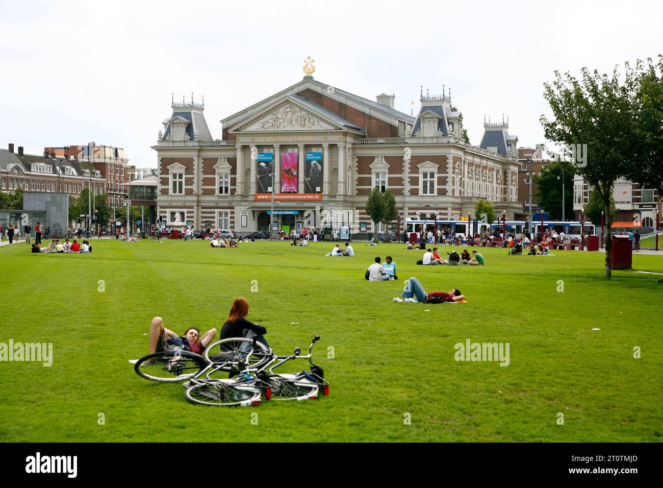 Konzert Gebouw, amsterdam, holland. Stockfoto