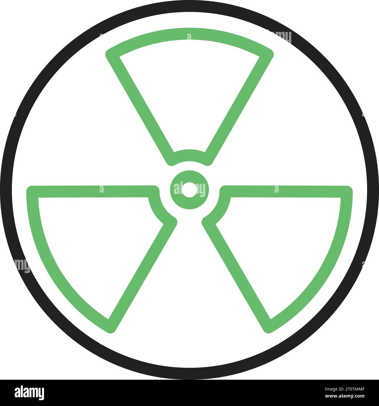 Vektorbild des Gefahrensymbols. Stock Vektor