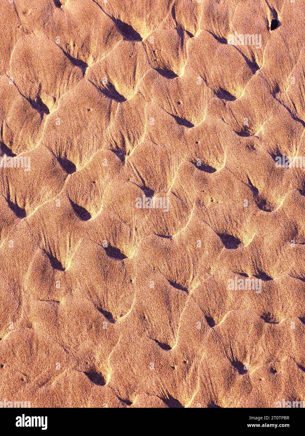 Visuelle Metaphern über Sand- Matosinhos Stockfoto