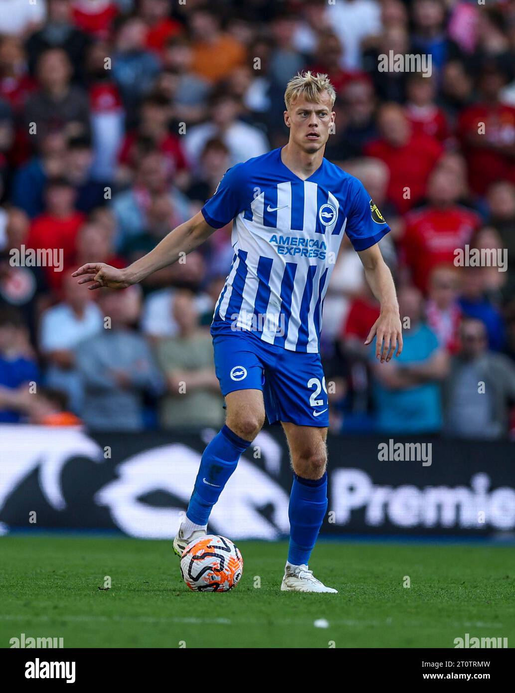 Jan Paul van Hecke von Brighton und Hove Albion während des Premier