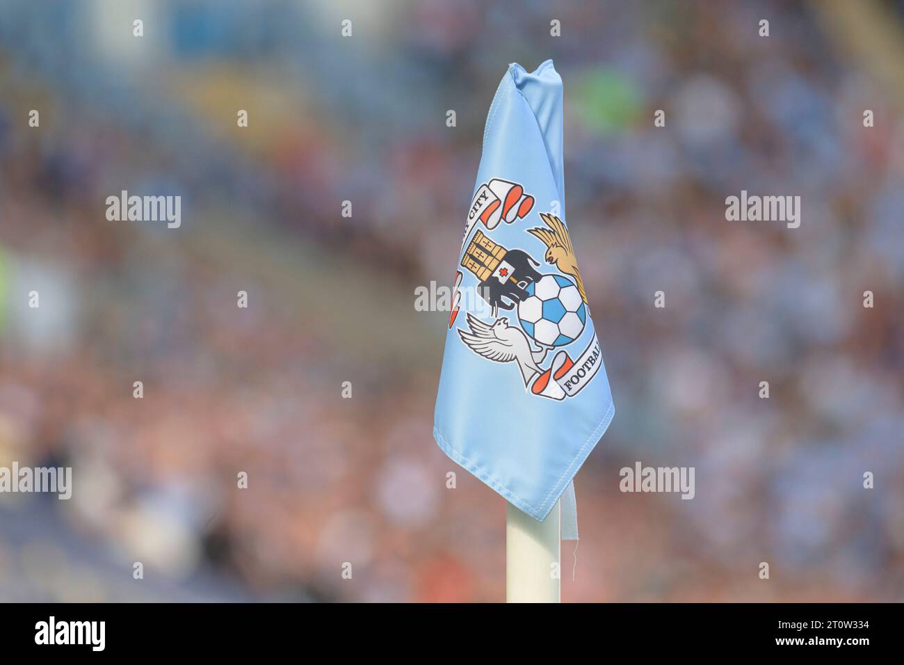 Das Coventry City FC Wappen Stockfoto