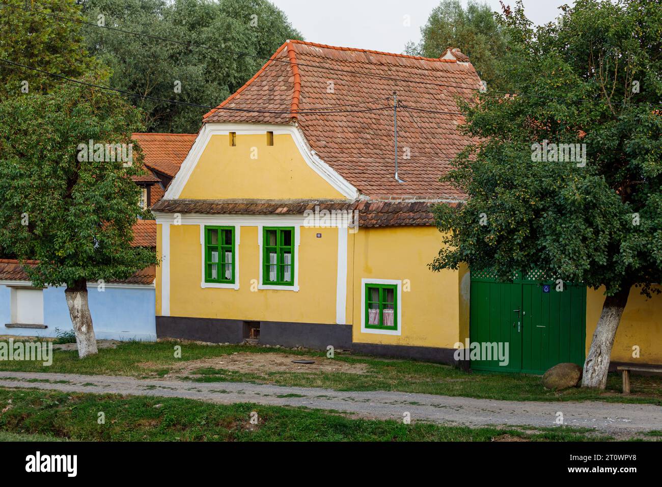 Das Dorf Viskar in Rumänien Stockfoto