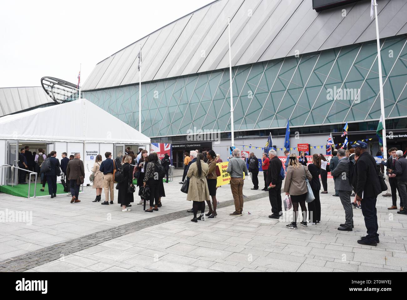 Liverpool, Großbritannien. 9. Oktober 2023. Atmosphäre während der Labour Party-Konferenz in Liverpool. Das Foto sollte lauten: David J. Colbran Stockfoto