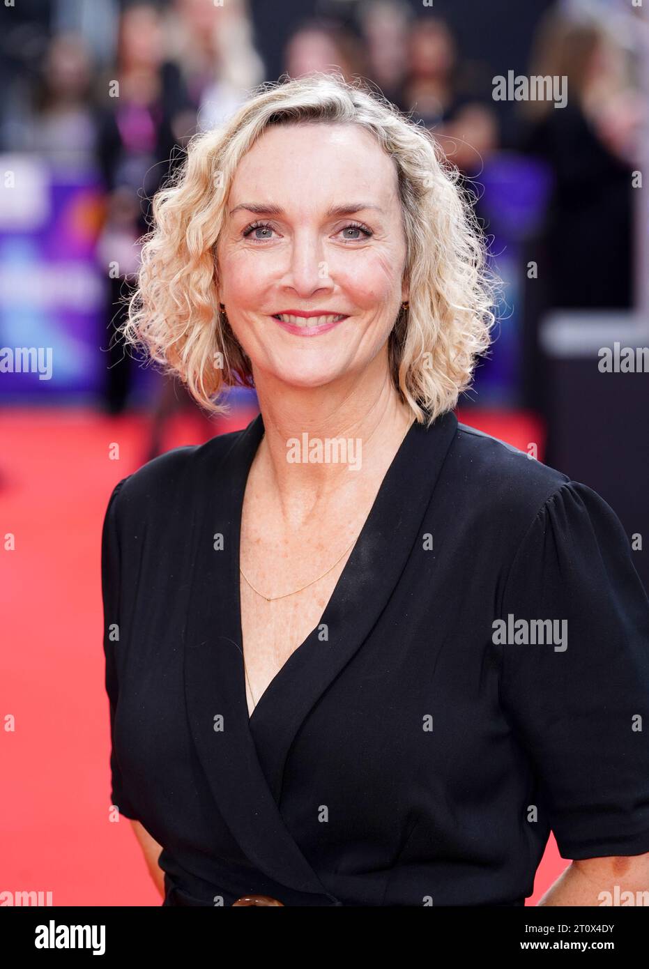 Sian Grigg kommt zu einer Vorführung von Maestro während des BFI London Film Festival in der Royal Festival Hall, Southbank Centre in London. Bilddatum: Montag, 9. Oktober 2023. Stockfoto