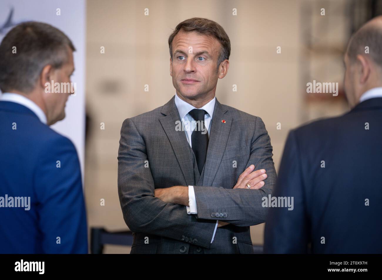 DeutschFranzoesische in Hamburg Emmanuel Macron