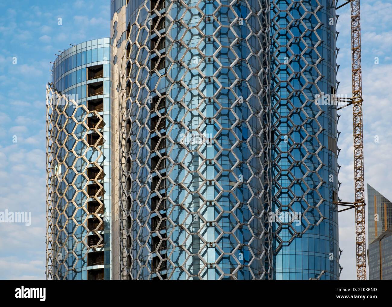 Corniche Park Towers alias QIMC Tower, Doha, Katar Stockfoto