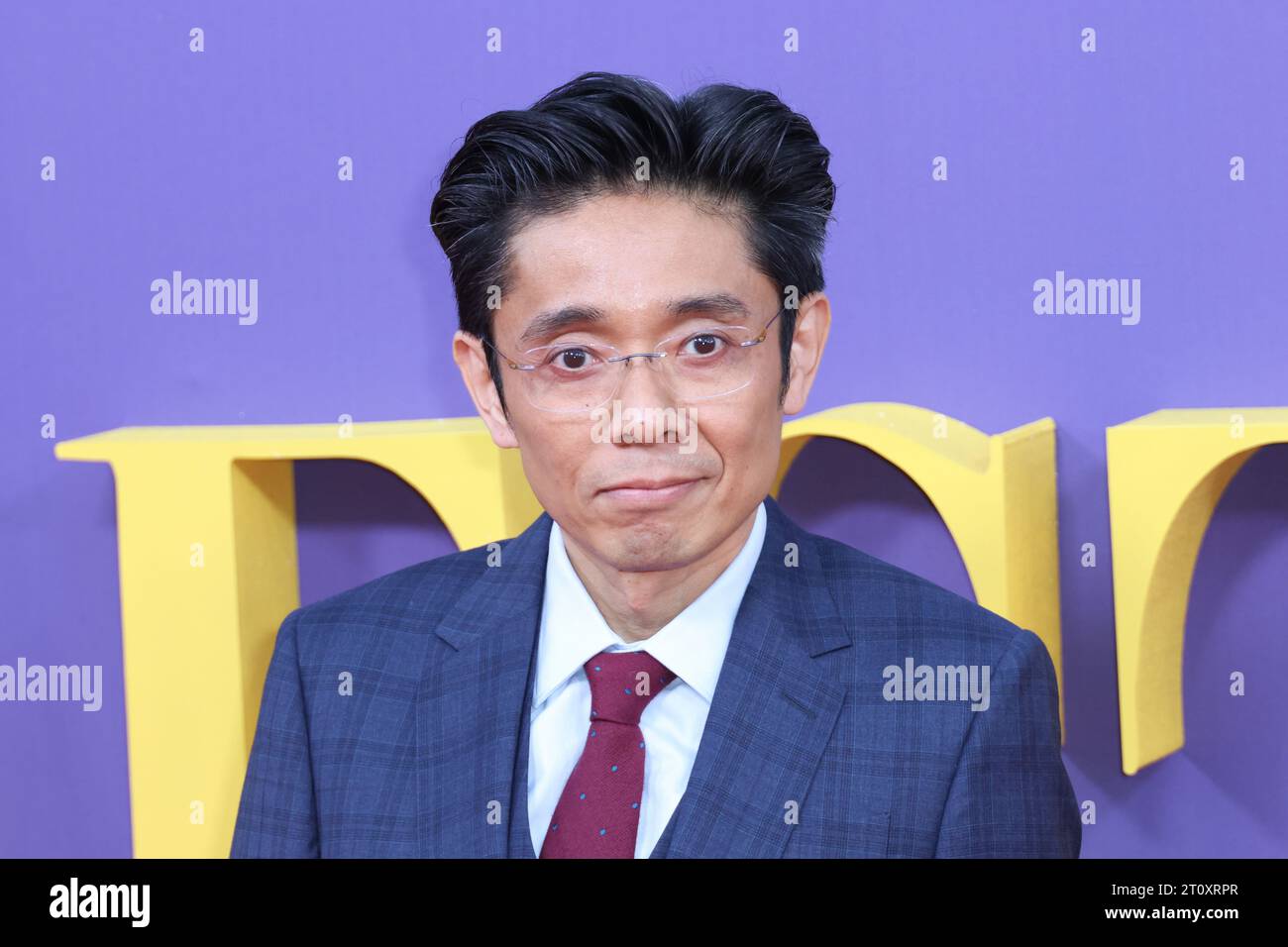 Kazu Hiro, Maestro, BFI London Film Festival 2023, London, UK, Southbank Centre, Royal Festival Hall, 9. Oktober 2023, Foto: Richard Goldschmidt Stockfoto