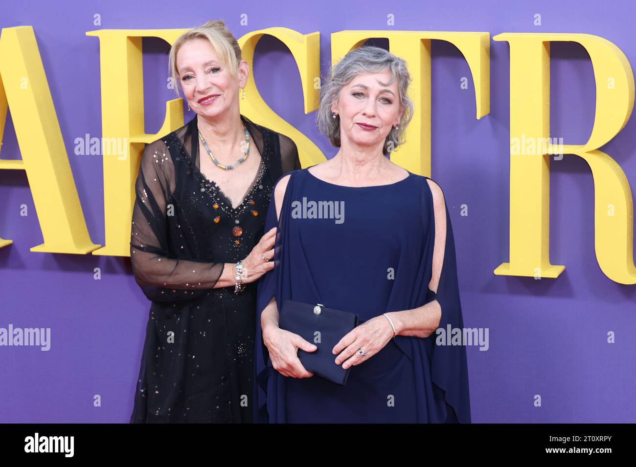 Jamie Bernstein und Nina Bernstein Simmons, Maestro, BFI London Film Festival 2023, London, UK, Southbank Centre, Royal Festival Hall, Oktober 2023 Stockfoto