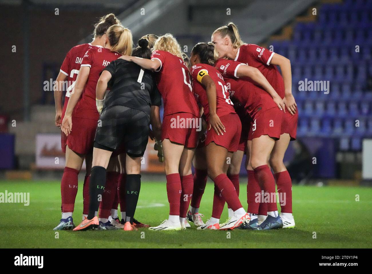 Liverpool Women gegen Aston Villa Women Barclays Women's Super League LIVERPOOL, ENGLAND - 8. OKTOBER 2023 in Liverpool, ENGLAND, während des Spiels der Barclays Women's Super League zwischen Liverpool und Aston Villa im Preston Park. (Foto von Alan Edwards für f2images) Stockfoto