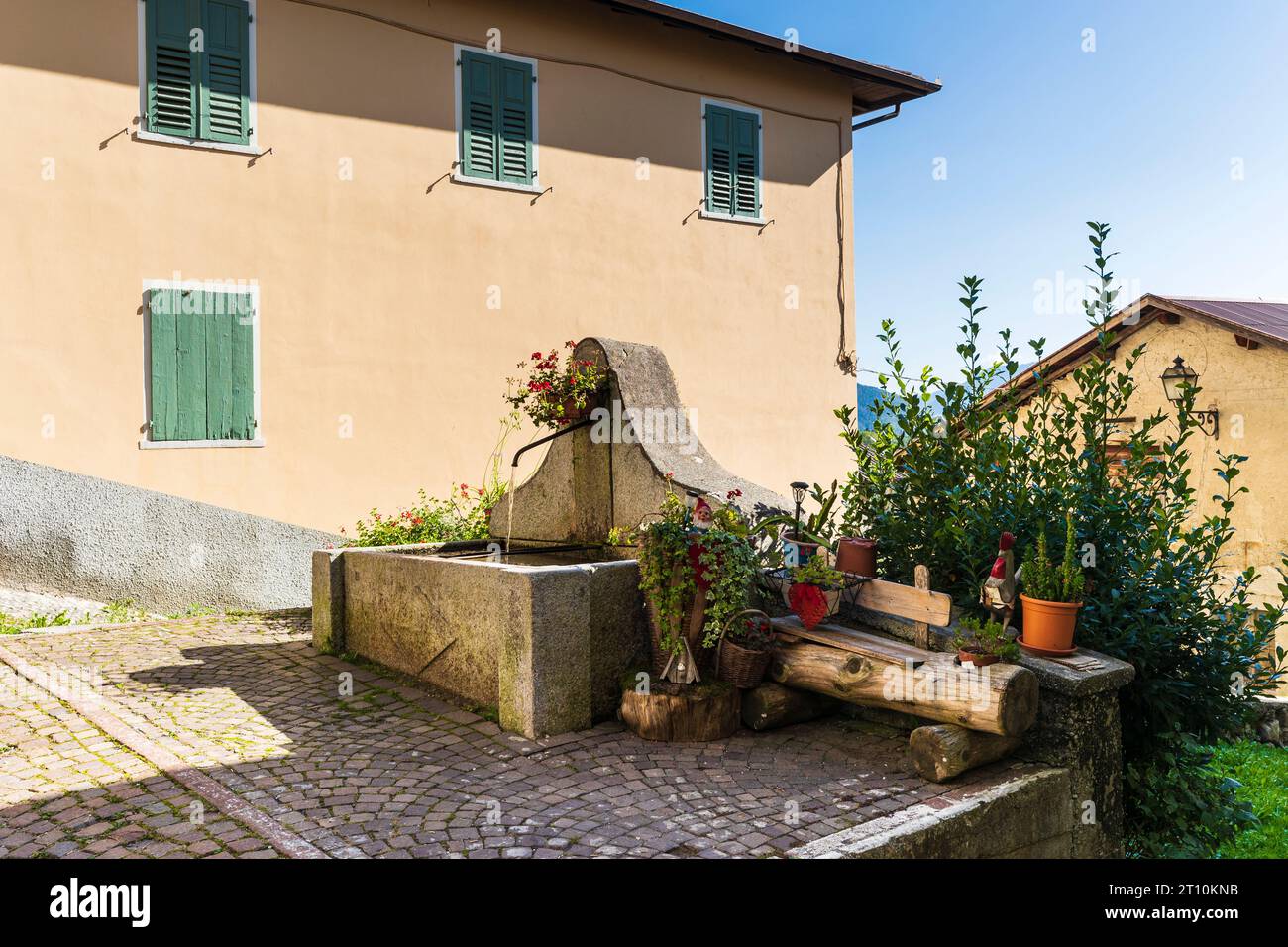 Italien Trentino das Dorf Pieve Tesino Stockfoto