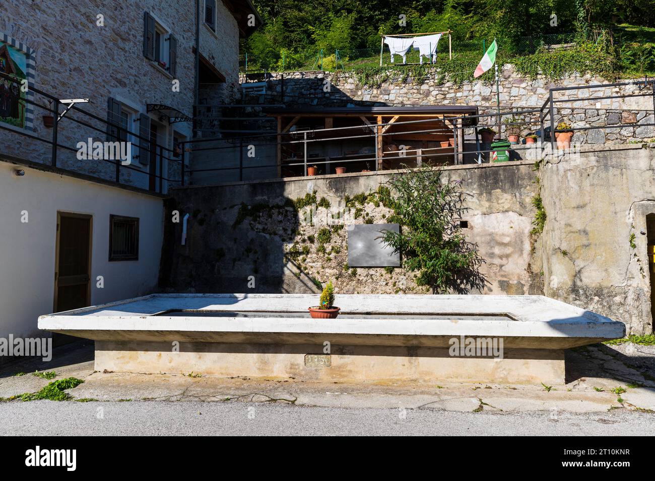 Italien Trentino das Dorf Pieve Tesino Stockfoto