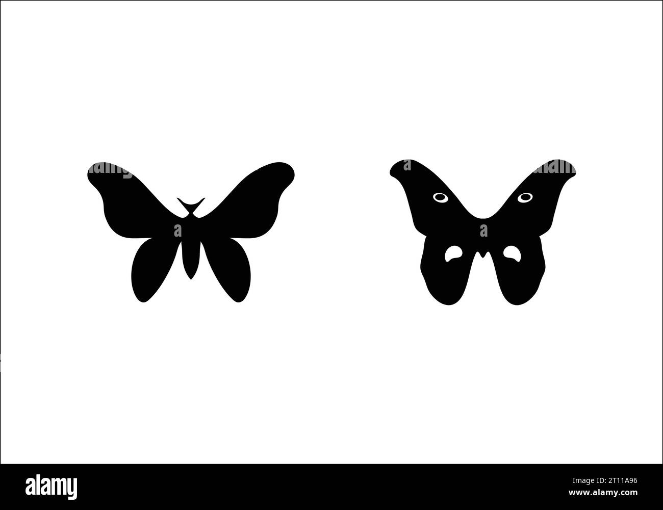 Neues, erstaunliches Design mit Atlas Moth Icon-Illustration im minimalen Stil Stock Vektor