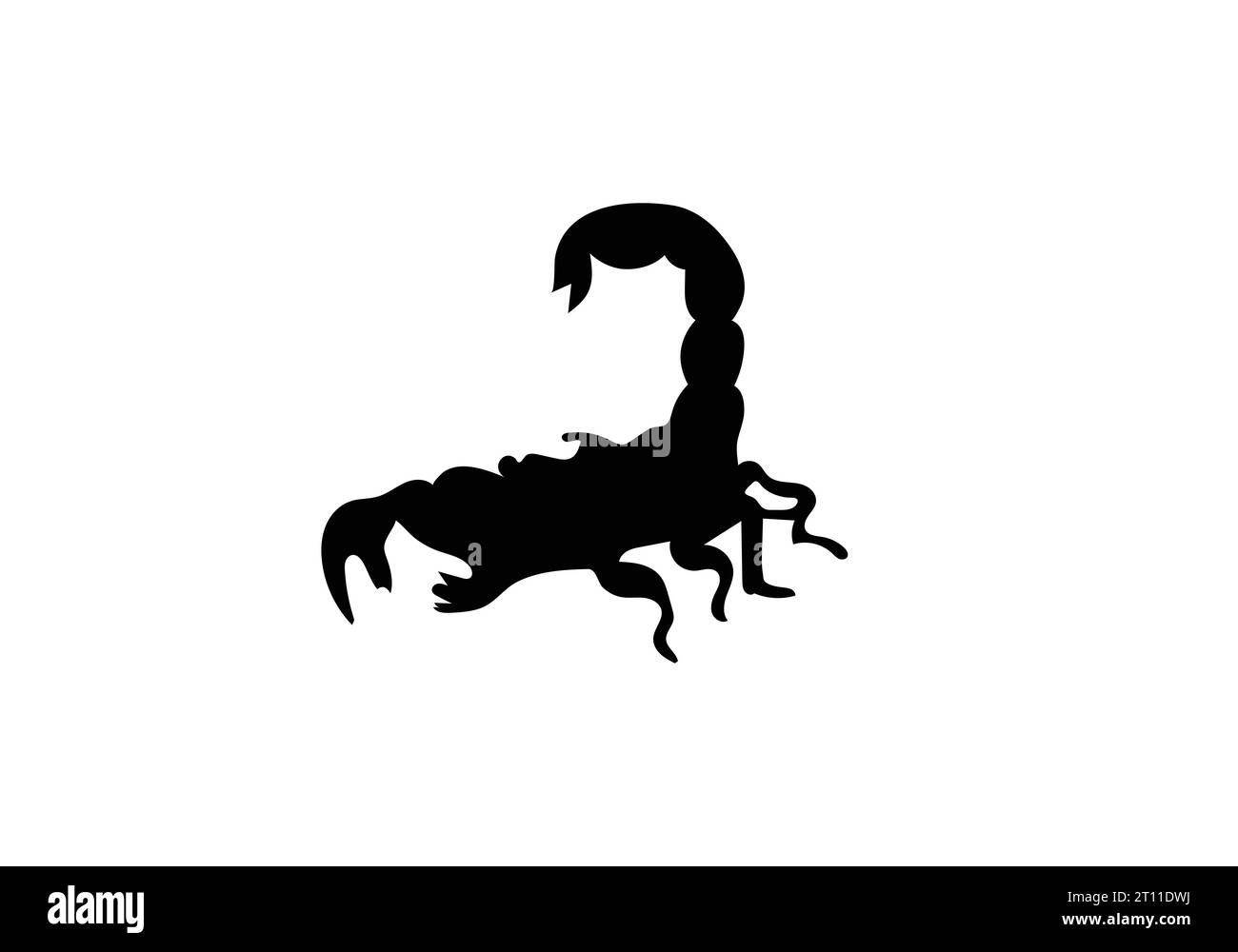 Erstaunliches Design mit minimalem Design, Arizona Bark Scorpion Icon Stock Vektor