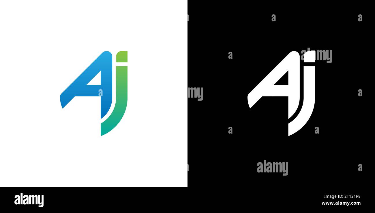 AI-Logo, Ai-Monogramm, anfängliches Ai-Logo, Buchstabe Ai-Logo, Icon, Vektor Stock Vektor