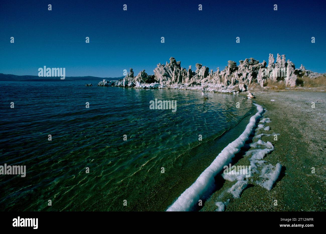 Tuffstein-Formationen, Mono Lake, Kalifornien, Stockfoto