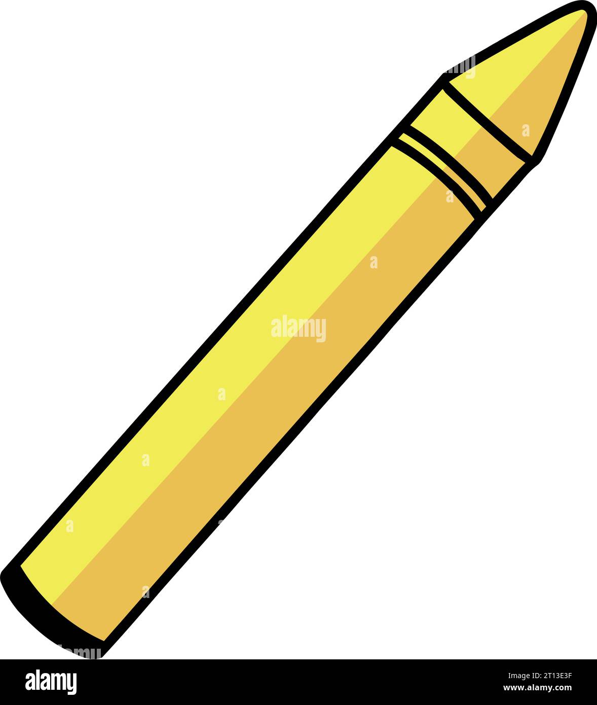 Abbildung des Buntstiftmaterials Stock Vektor