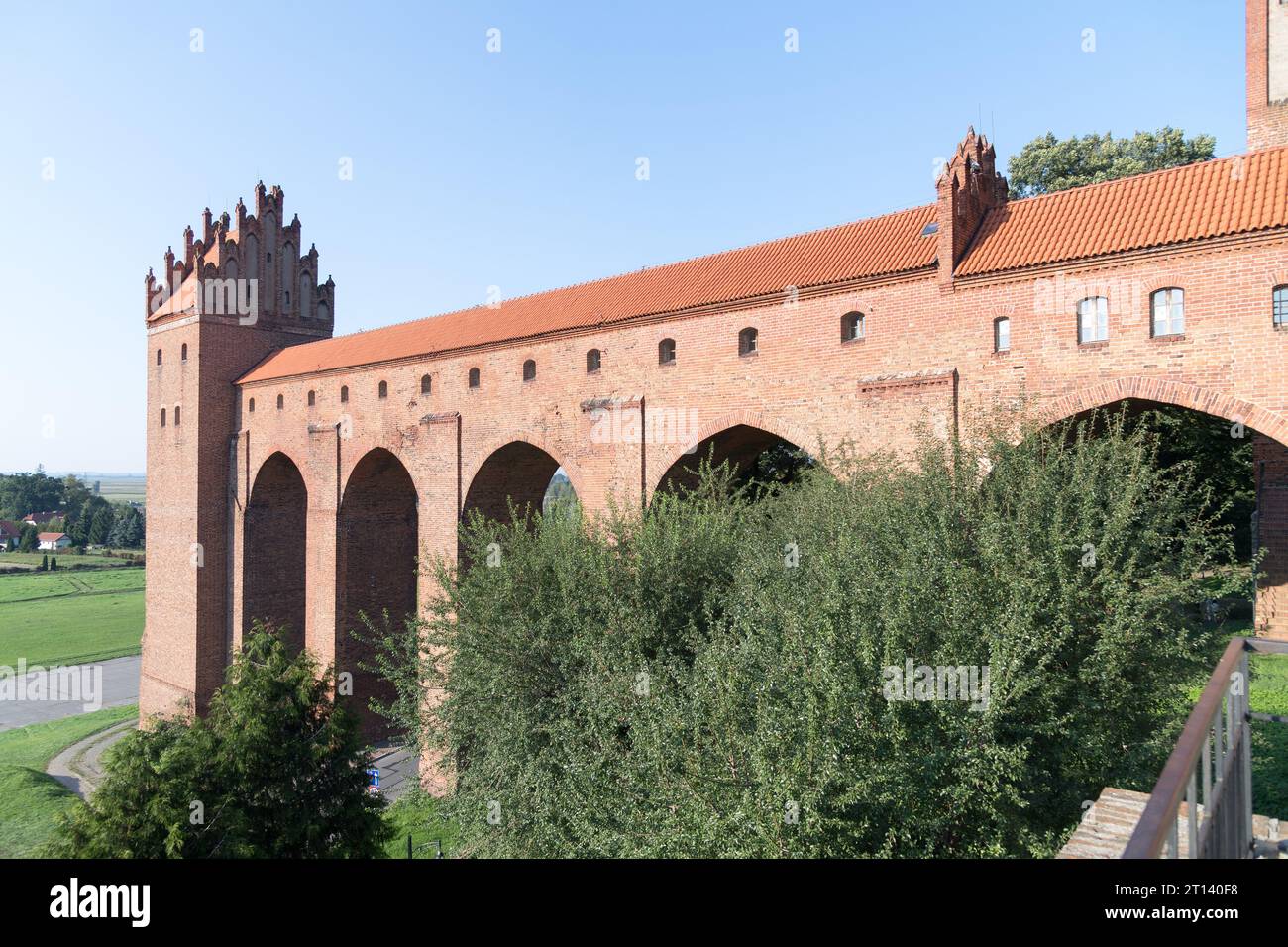 Backsteingotik gdanisko (dansker) der Backsteingotik schloss ein Kapitel Haus des Bistums Pomesania im Deutschordensschloss schloss Architektur Stil in gebaut Stockfoto