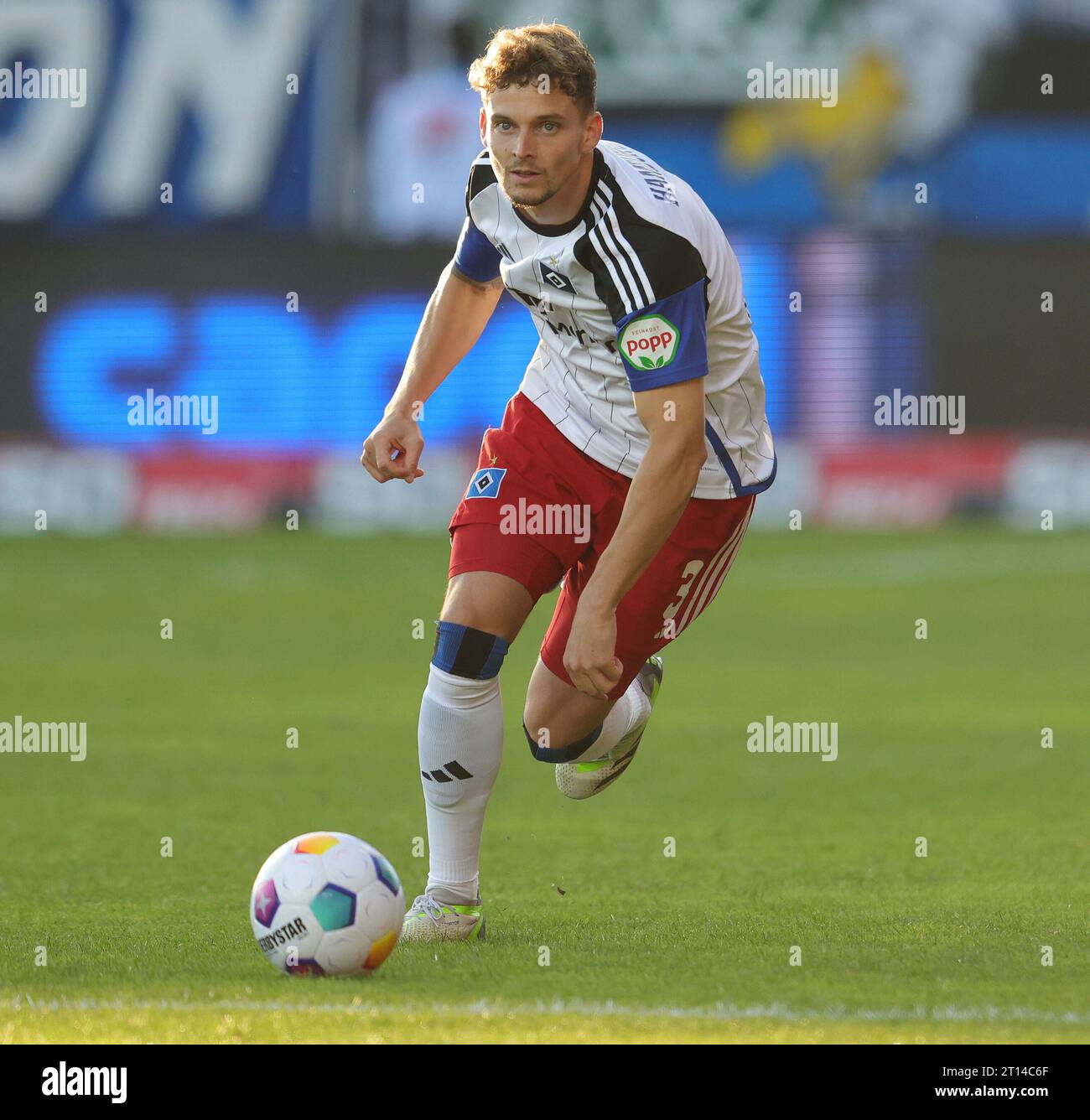 firo: 09/22/2023 Fußball: 2. Bundesliga VfL Osnabruck - HSV Hamburg HSV Hamburg Hamburg Hamburg Hamburg 2:1 Moritz Heyer, Einzelaktion, HSV Hamburg Hamburg Stockfoto