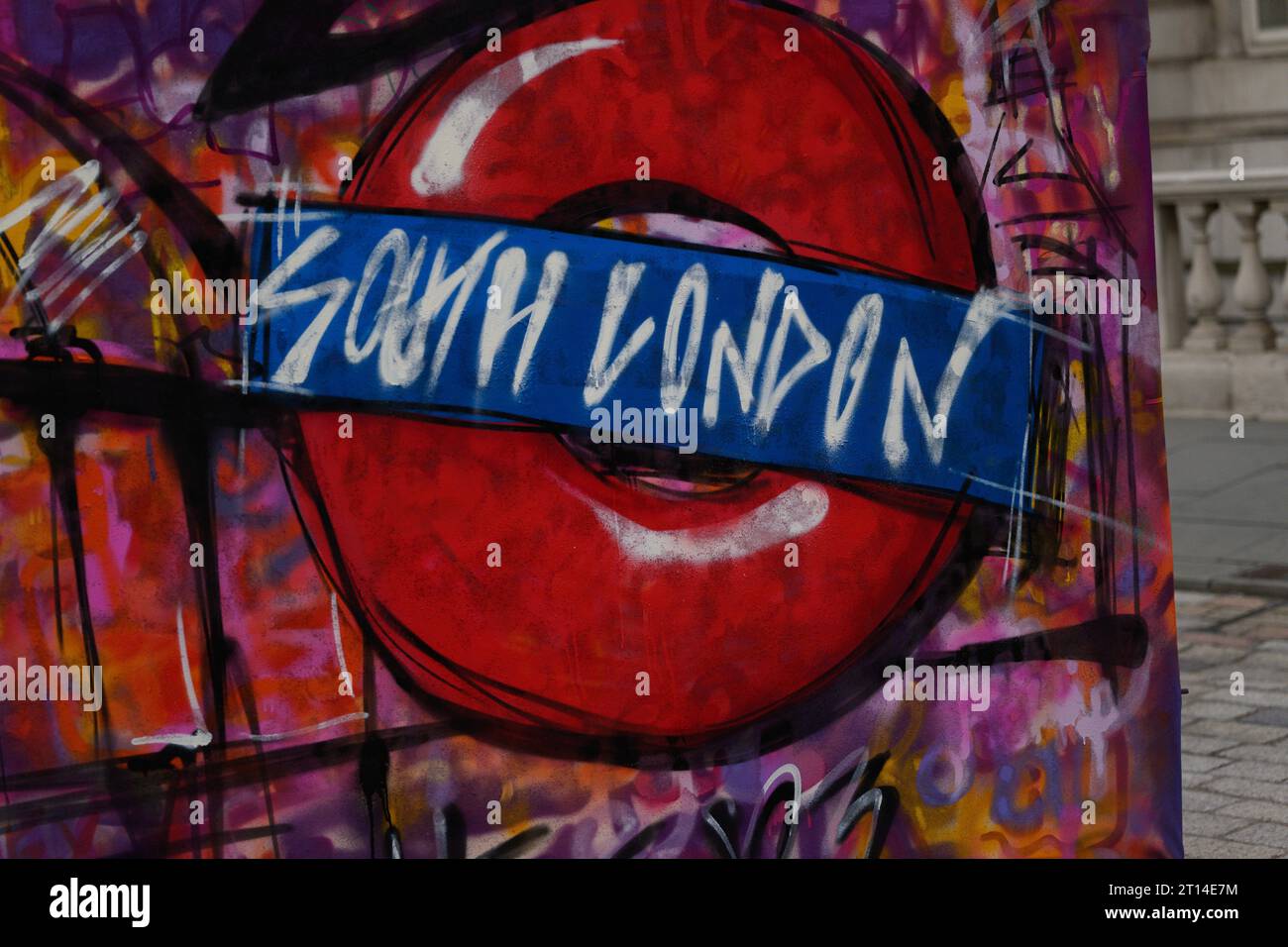 London, UK, 7. Oktober 2023, London Battle findet im Jahr 2023 zum 50. Jahrestag der Hip Hop-Kultur statt. Im Oktober ist Somerset House der Ort, an dem es zu sein gilt. Eine Londoner Schlacht findet mit einem Tanz zwischen Nord-, Süd-, Ost- und Westgruppen der Hauptstadt statt. Champions of London - OST: @Jordanjfunk, @evion mantis & @itsshush. Kuratiert von Jade Hackett für Dance Umbrella 2023 in Zusammenarbeit mit Somerset House., London, Andrew Lalchan Photography/Alamy Live News Stockfoto