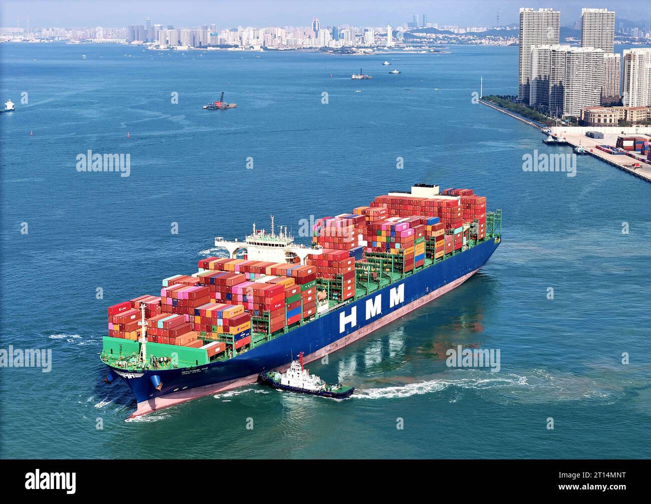 Qingdao, China. Oktober 2023. QINGDAO, CHINA - 11. OKTOBER 2023 - Ein ...