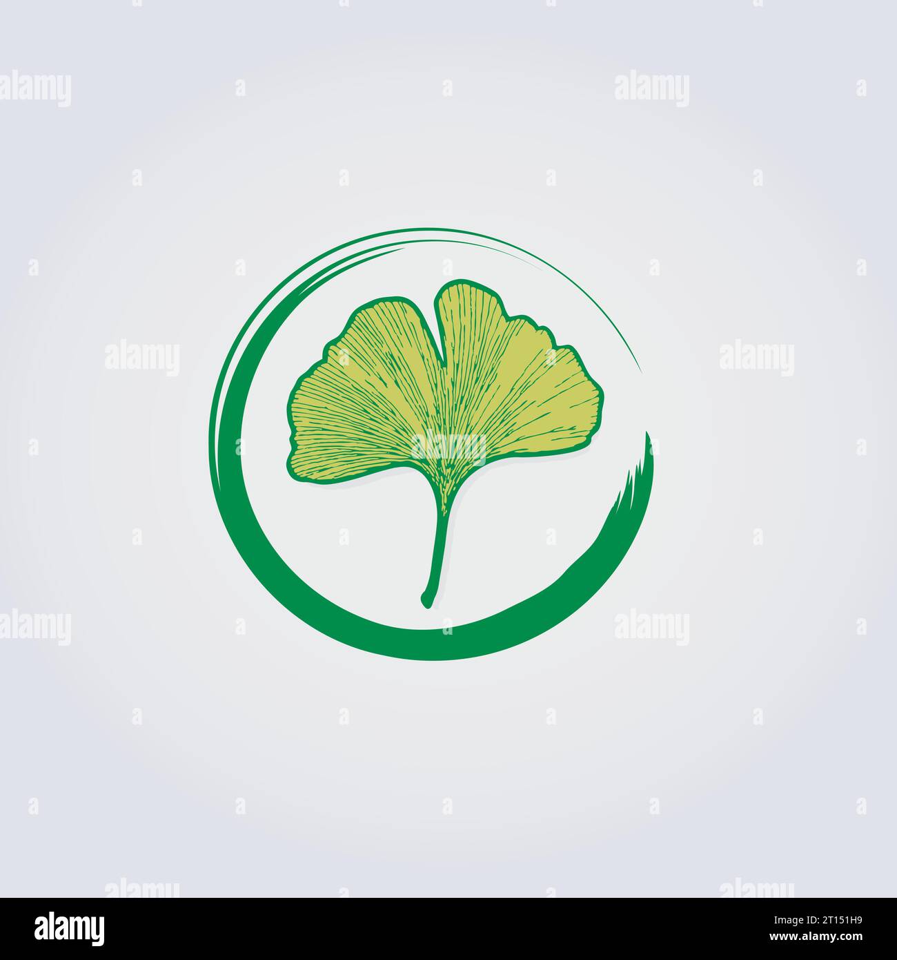Symbol Natur, Landschaft, Laub, Blätter und Wassertropfen Design Blau Grün Farben für Logo Design Green Business Gardening Stock Vektor