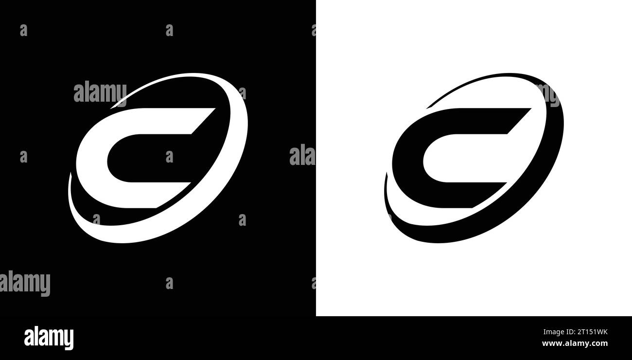 C-Logo, C-Monogramm, Initialen C-Symbol, Buchstabe C-Logo, Symbol, Vektor Stock Vektor