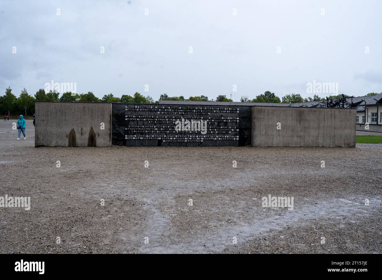 Kz-Gedenkstätte Dachau, München, Deutschland. Aufgenommen am 22. September 2023. Sommer, Reise, Haus, Stadt, Gebäude, Architektur, Welt, alt, Stockfoto