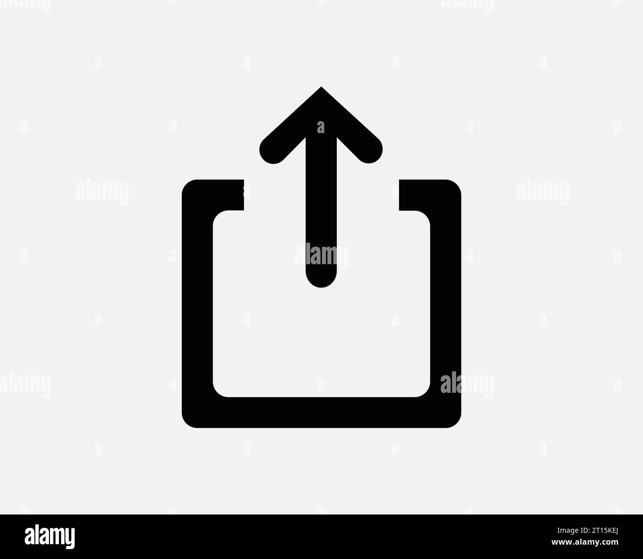 Share icon Sharing Social Web Forward Distribution Button App Comminucate Technology Media Flat Black White Outline Line Shape Sign Symbol EPS Vektor Stock Vektor