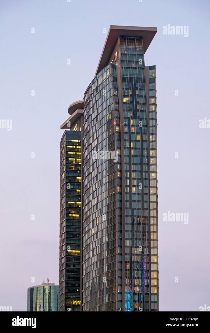 Gebäude im Stadtzentrum von Doha, Doha, Katar Stockfoto