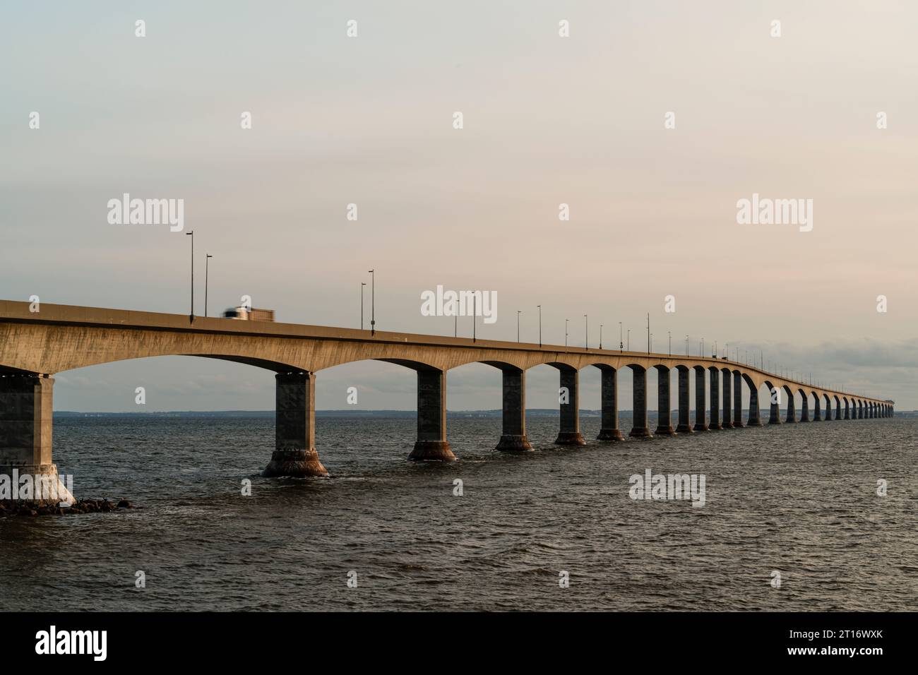 Confederation Bridge   Cape Jourimain, New Brunswick, CAN Stockfoto