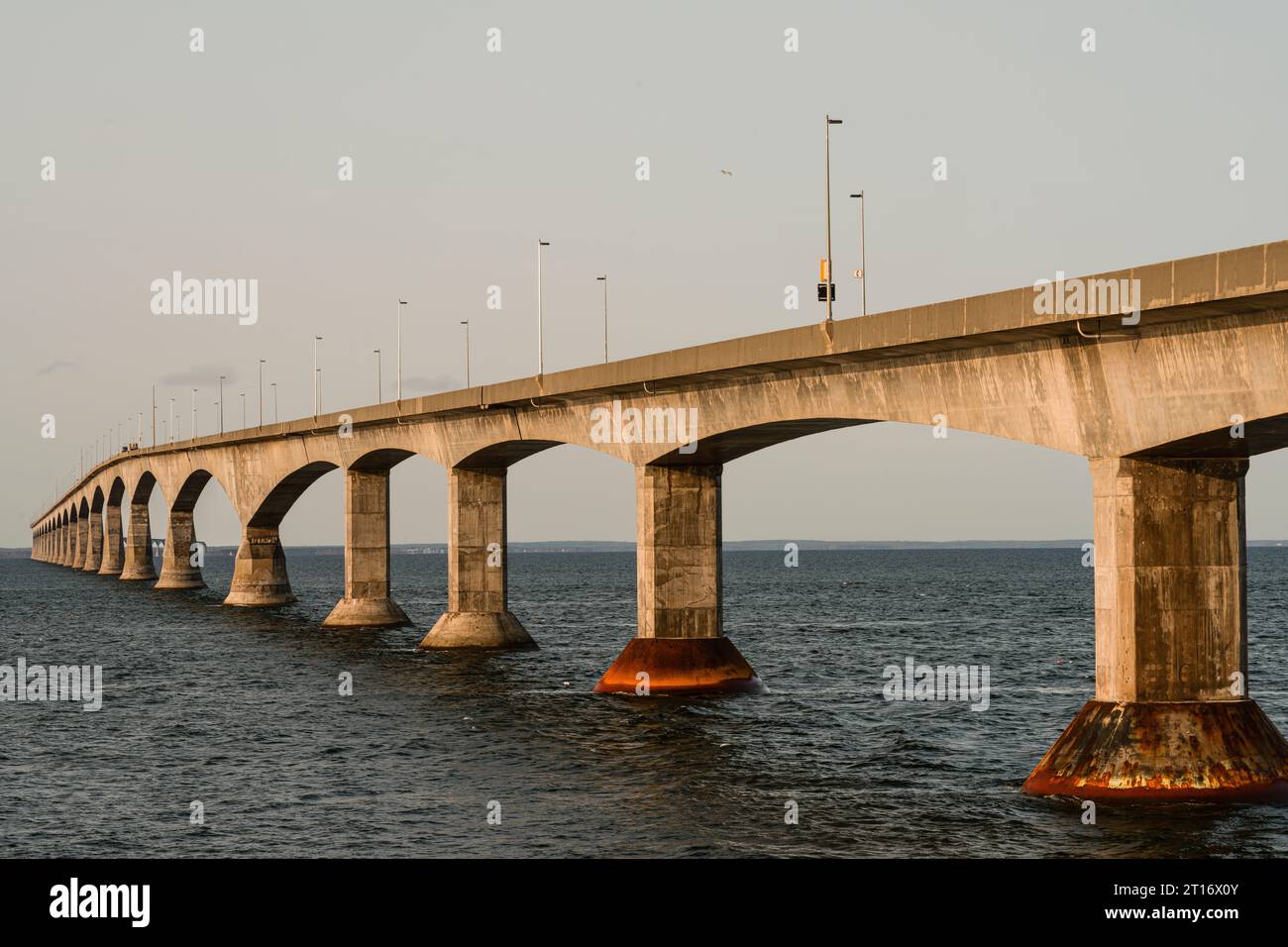 Confederation Bridge   Borden-Carleton, Prince Edward Island, CAN Stockfoto