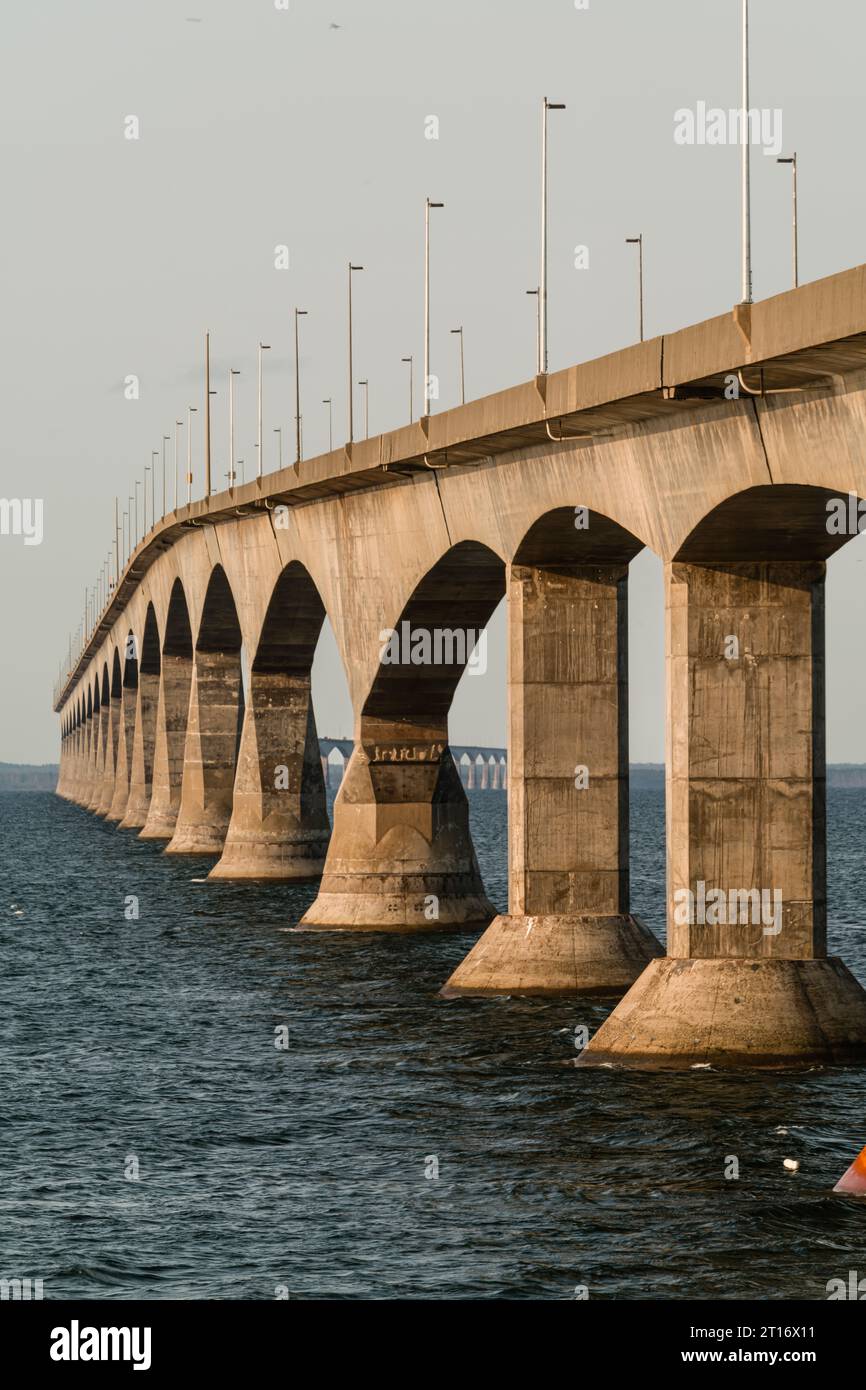 Confederation Bridge   Borden-Carleton, Prince Edward Island, CAN Stockfoto