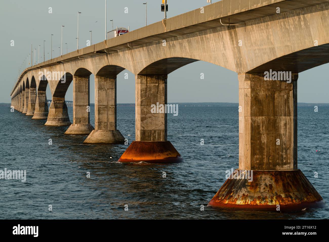 Confederation Bridge   Borden-Carleton, Prince Edward Island, CAN Stockfoto