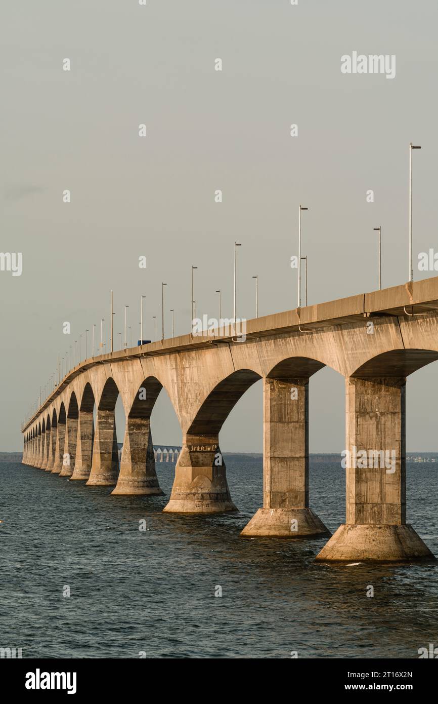 Confederation Bridge   Borden-Carleton, Prince Edward Island, CAN Stockfoto