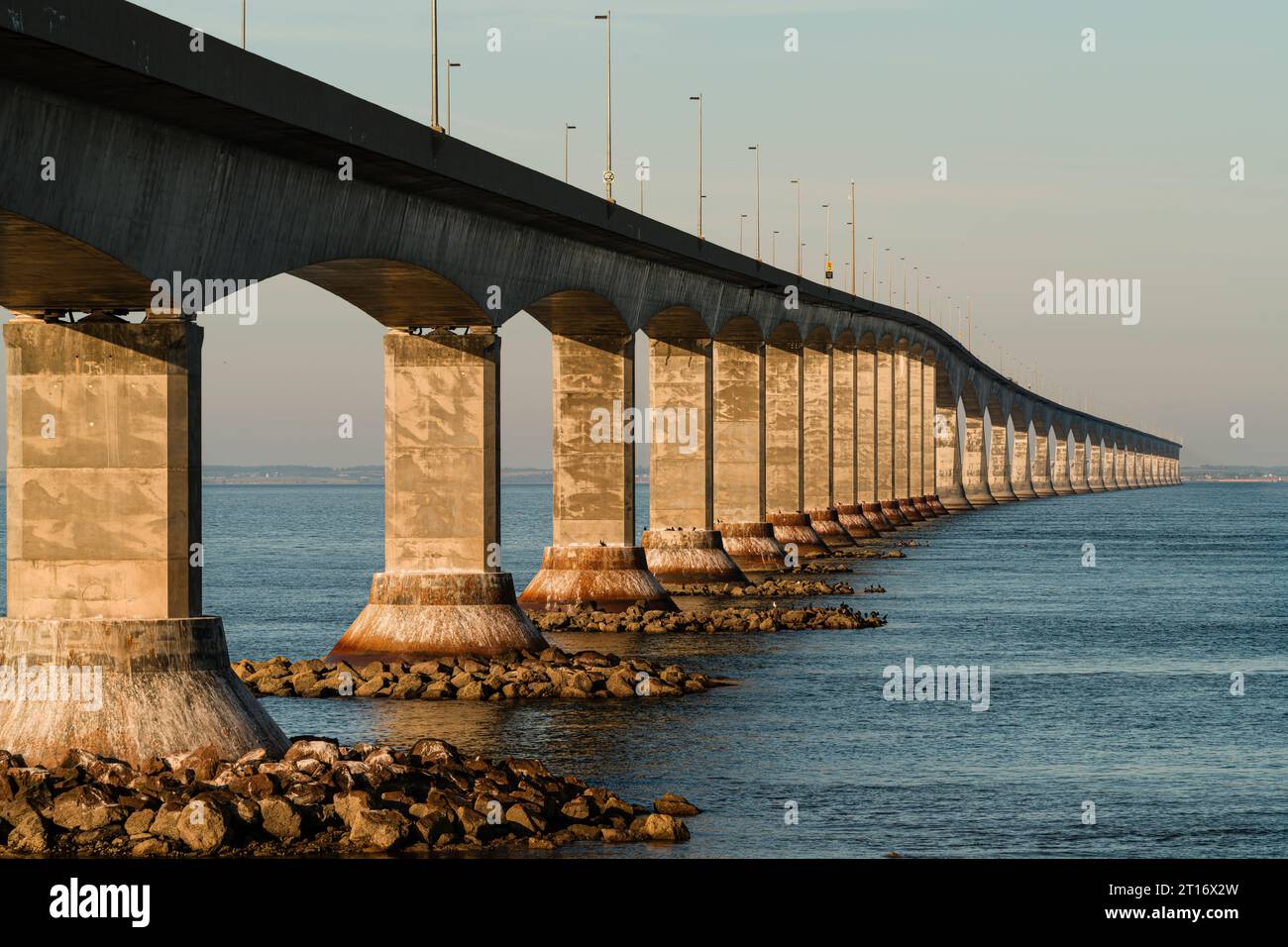 Confederation Bridge   Cape Jourimain, New Brunswick, CAN Stockfoto