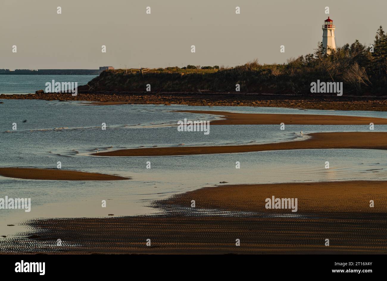 Leuchtturm Cape Jourimain _ Cape Jourimain, New Brunswick, CAN Stockfoto