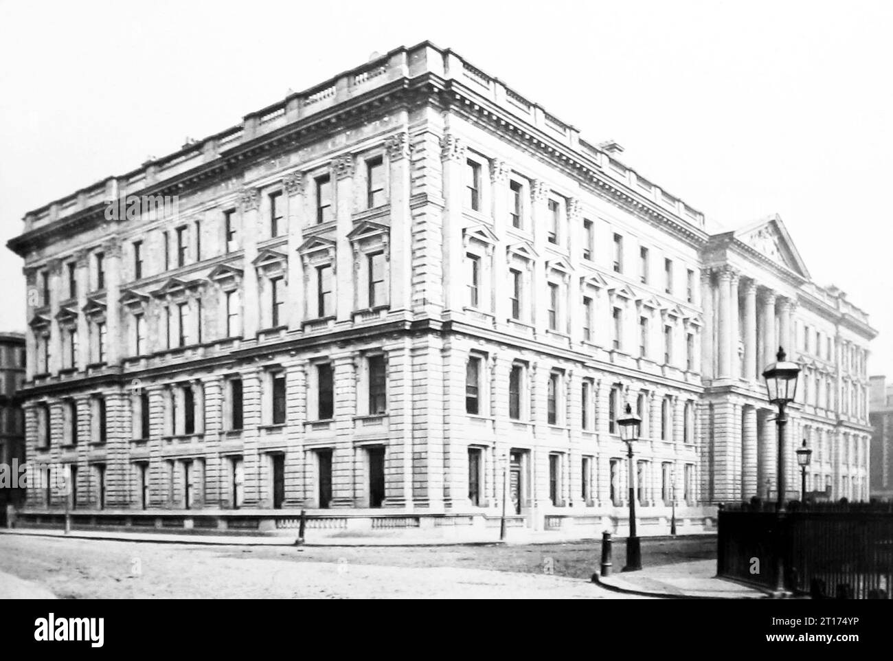 Central Telegraph Office und General Post Office, London, viktorianische Zeit Stockfoto