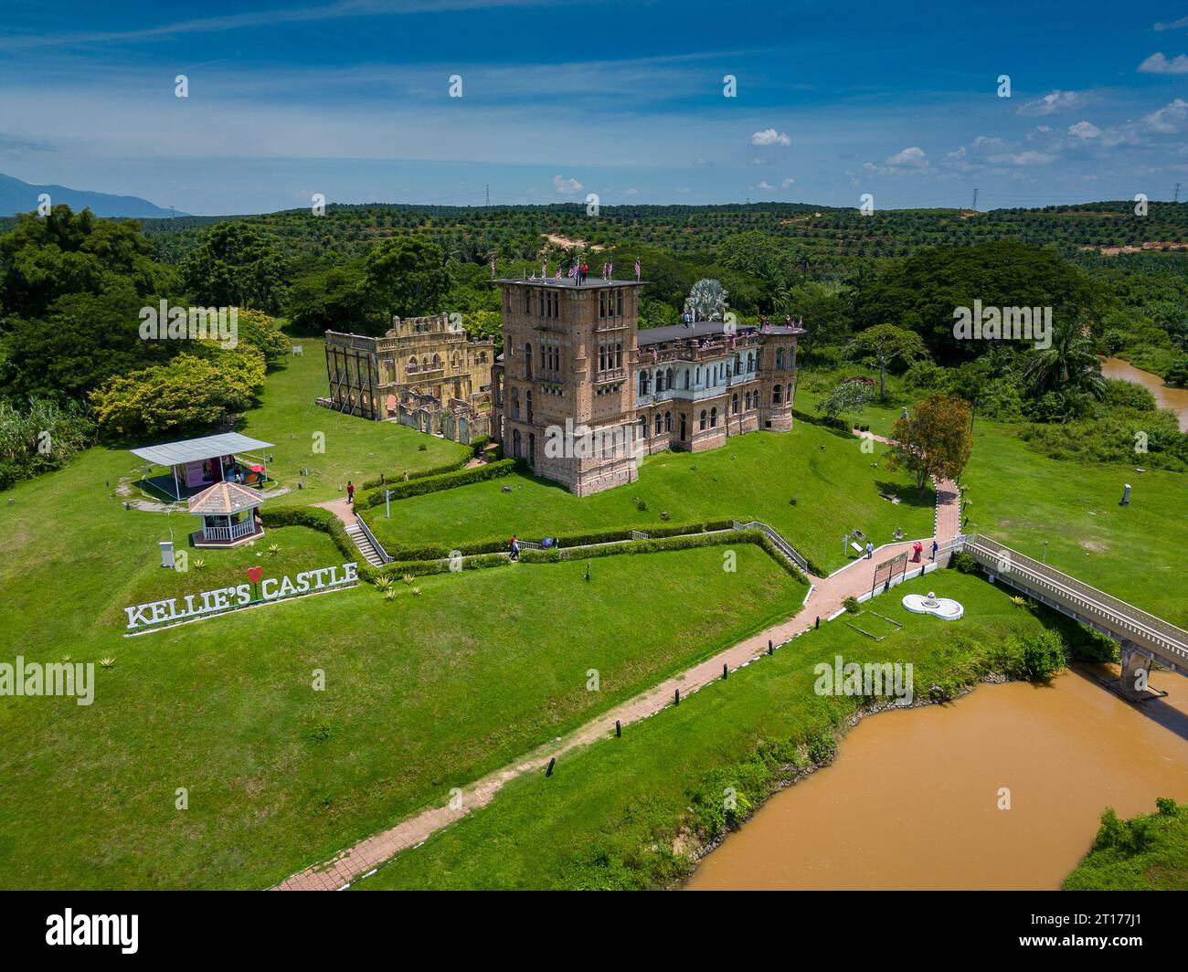 Caley Castle befindet sich im Bundesstaat Perak in Malaysia Stockfoto