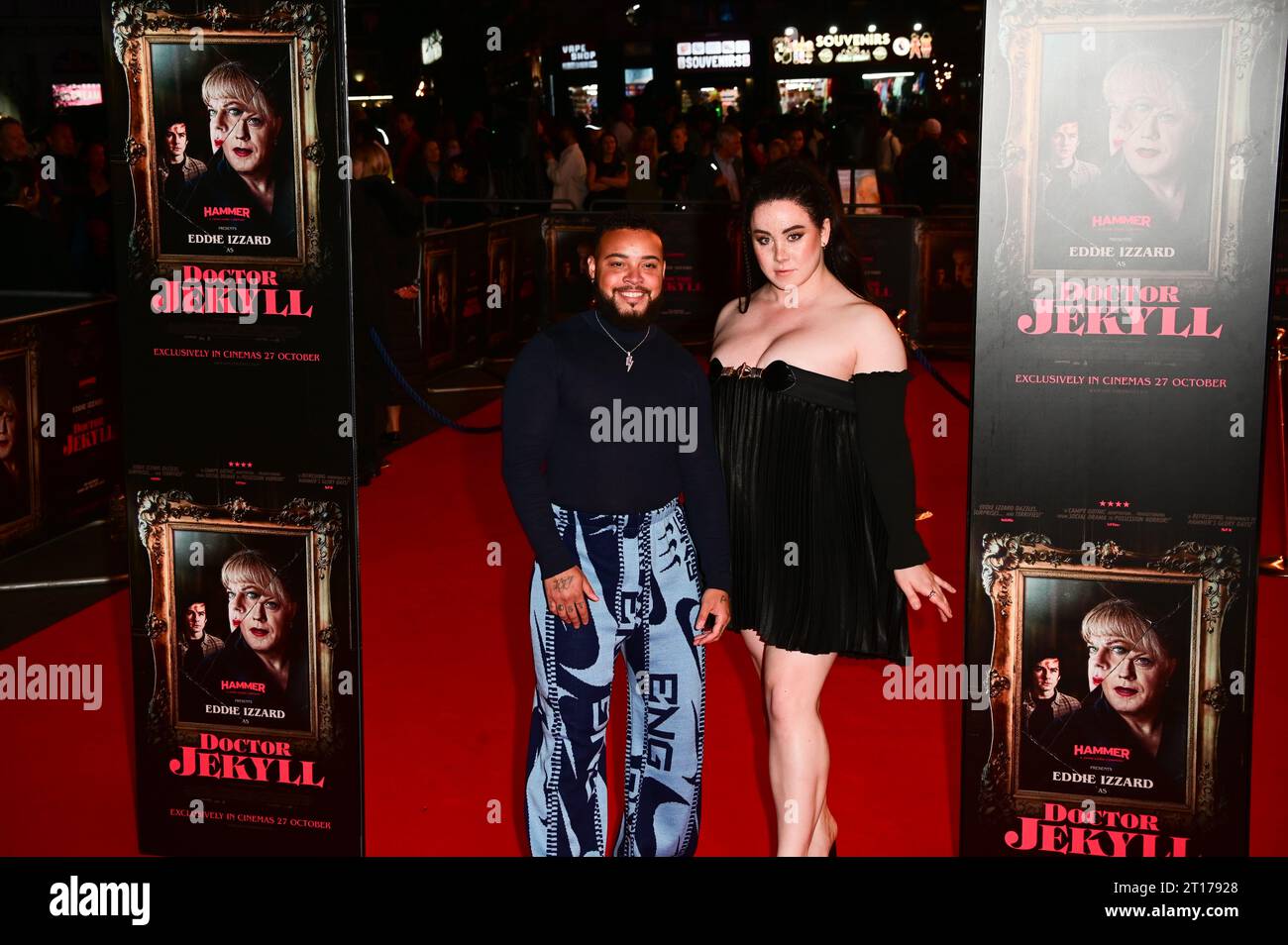 Odeon Luxe, Leicester Square, London, Großbritannien. Oktober 2023. Gäste nehmen an der Weltpremiere von Doctor Jekyll mit Eddie Izzard in London, Großbritannien, Teil. Quelle: Siehe Li/Picture Capital/Alamy Live News Stockfoto