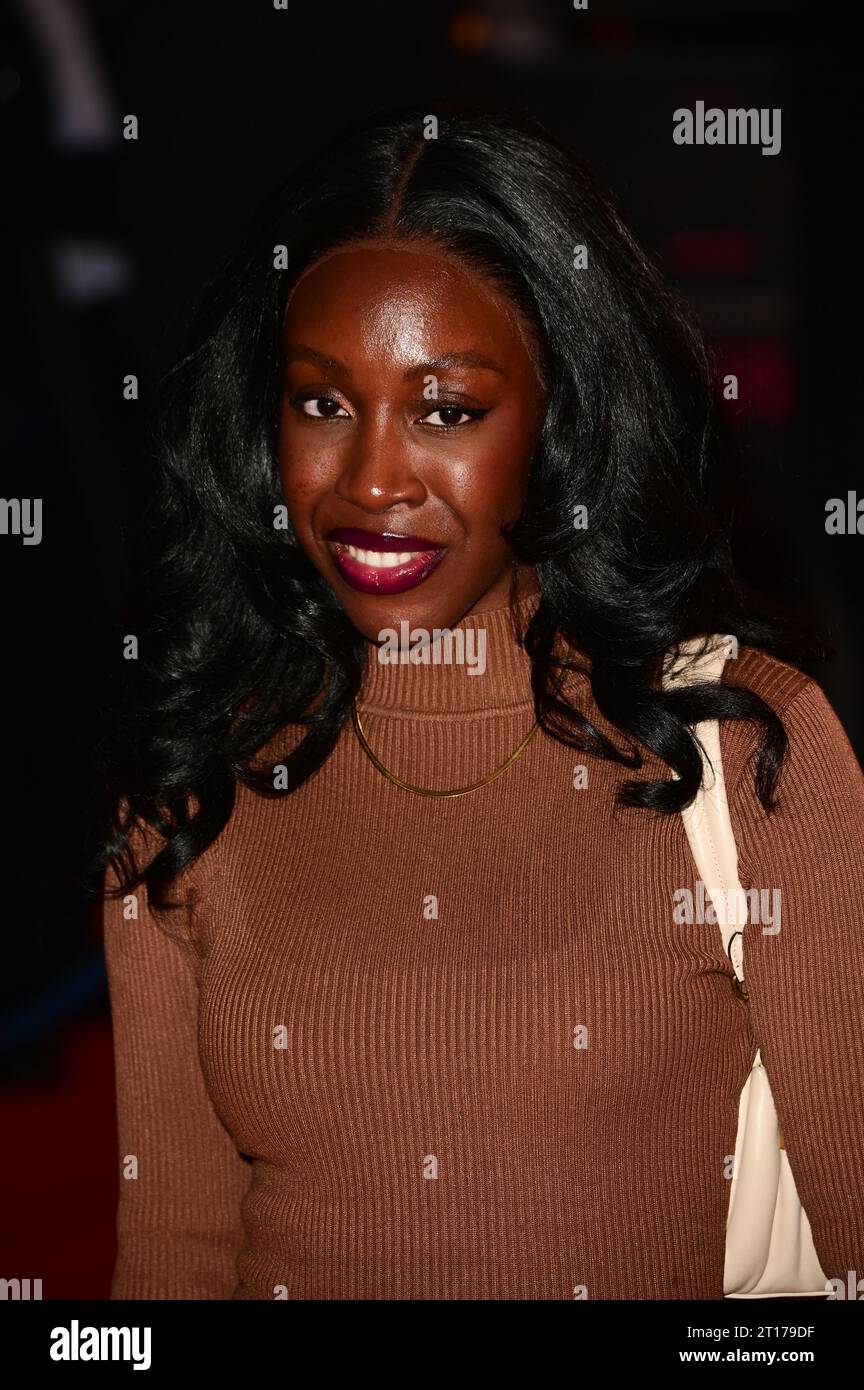 Odeon Luxe, Leicester Square, London, Großbritannien. Oktober 2023. Oghosa nimmt an der Weltpremiere von Doctor Jekyll mit Eddie Izzard in London Teil. Quelle: Siehe Li/Picture Capital/Alamy Live News Stockfoto