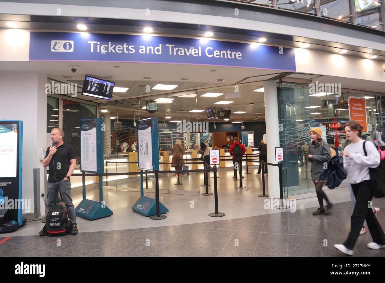 Manchester Piccadilly Railway Station England 11 Oktober 2023 