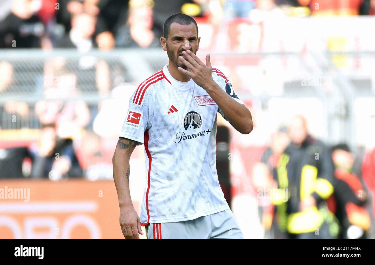 Bundesliga, Signal Iduna Park Dortmund: Borussia Dortmund gegen FC Union Berlin; Leonardo Bonucci (FCU) Stockfoto