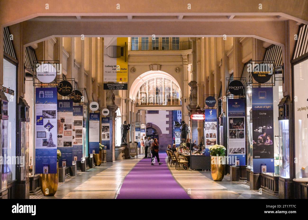 Mädlerpassage, Leipzig, Sachsen, Deutschland Stockfoto